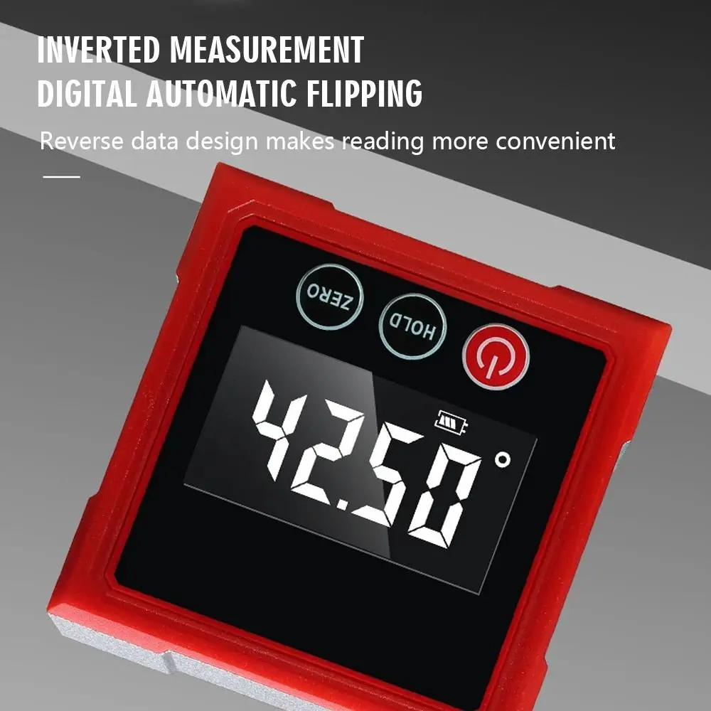 Electronic Digital Angle Dipmeter Level Meter Gradient Measuring Level Protractor Inclinometer Magnetic Digital Display