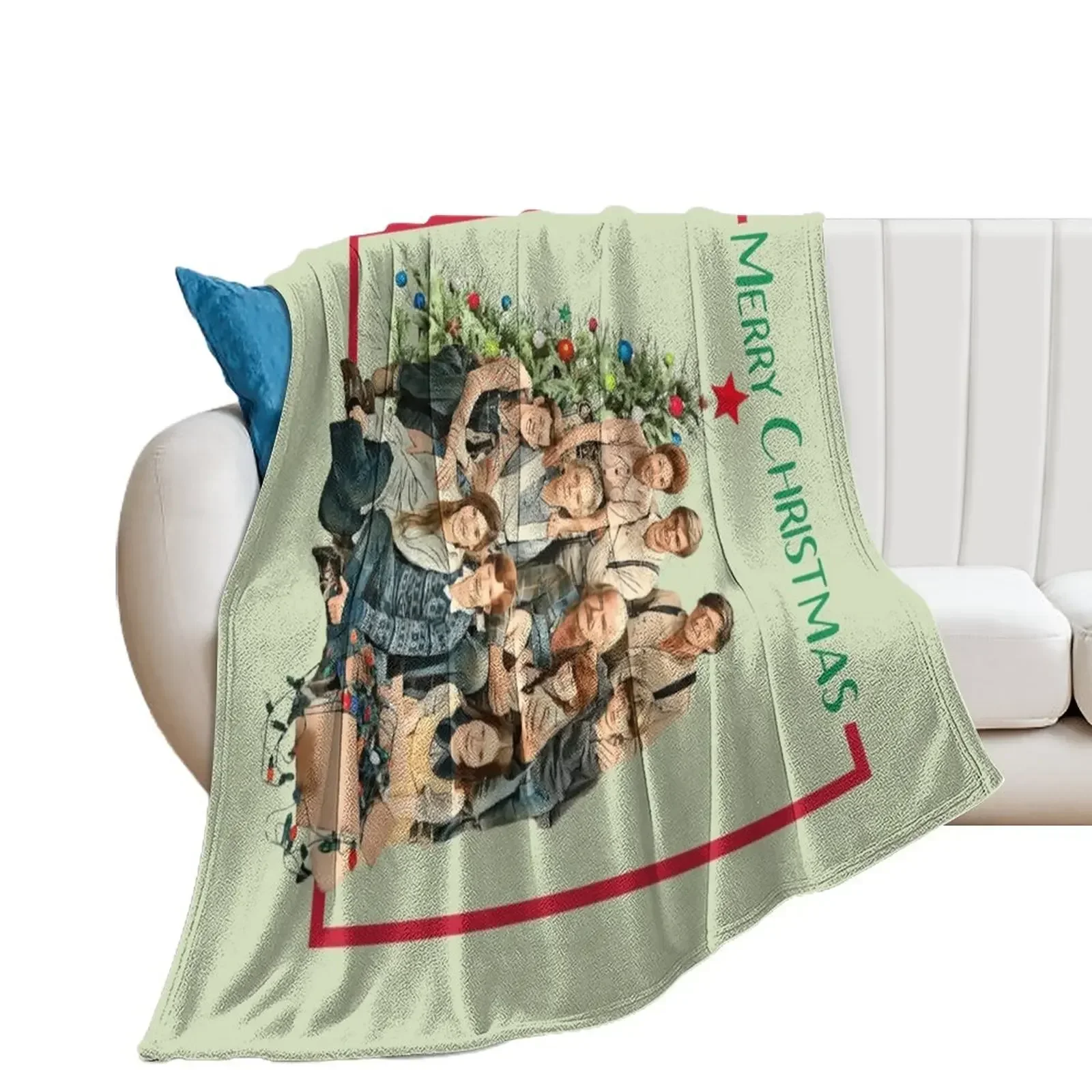 The Walton Family Christmas Throw Blanket Blankets For Bed Personalized Gift Single Blankets