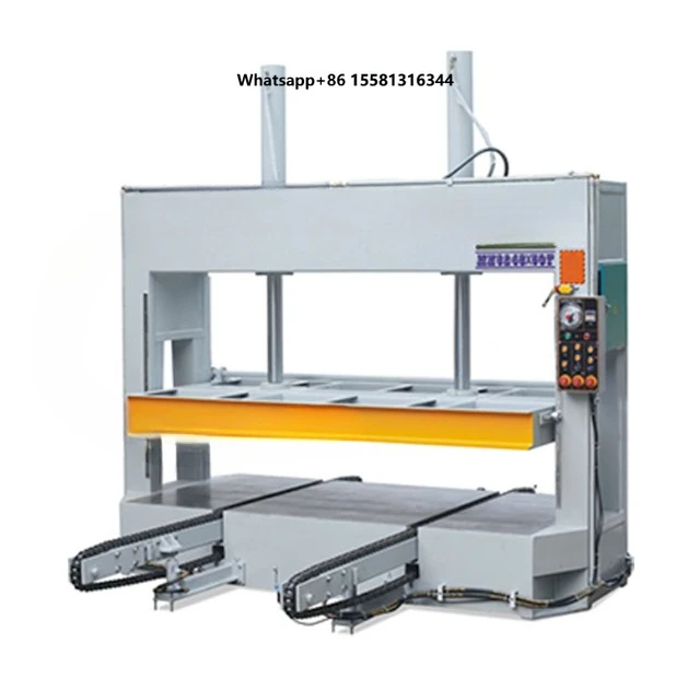 Wood Pressing Machine Hydraulic Cold Press With Feeding Roller