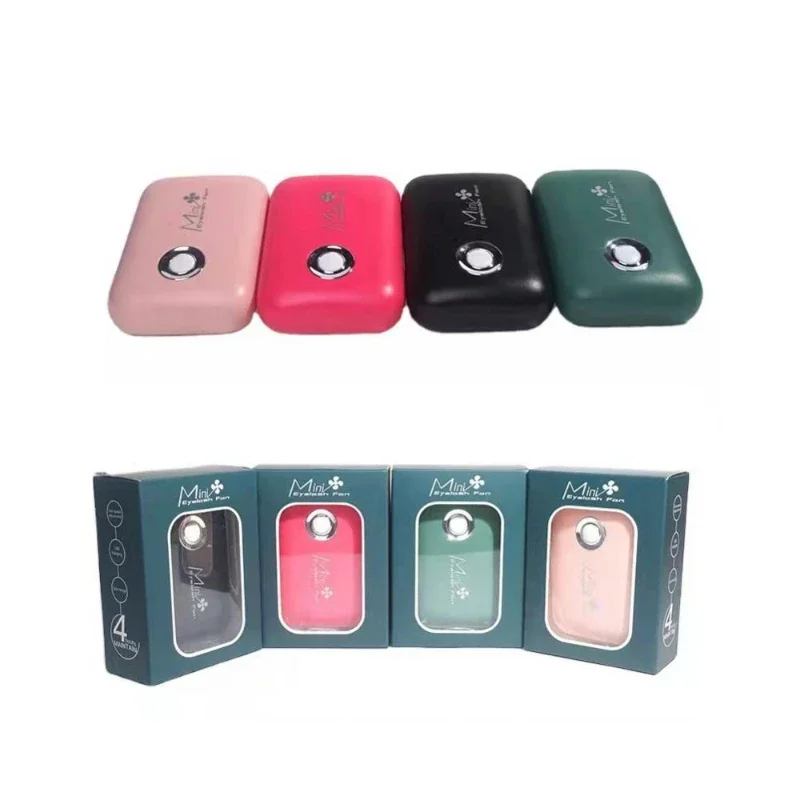 الرموش مروحة مجفف كسب صغير مخصص مجفف الغراء منفاخ 3 سرعات التروس المحمولة تكييف الهواء لاش تمديد