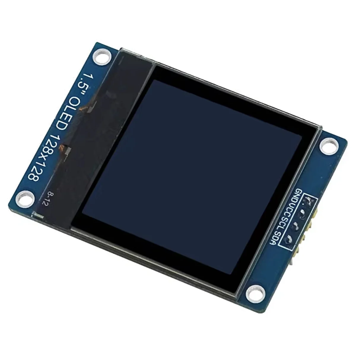 1,5-дюймовый 4-контактный OLED-модуль, экран SH1107, приводная микросхема 128x128, интерфейс IIC для 51 STM32 P22101 P22102