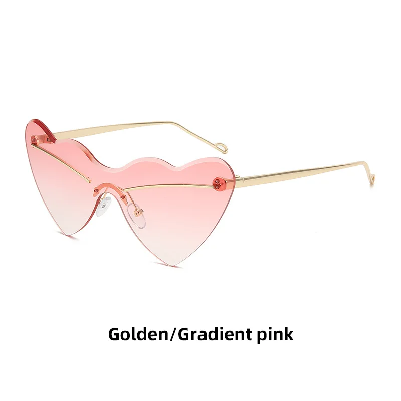 Zonnebril Gradiënt Luxe Designer Bril Vrouwen Liefde Zonnebril Straatfoto Zonnebril
