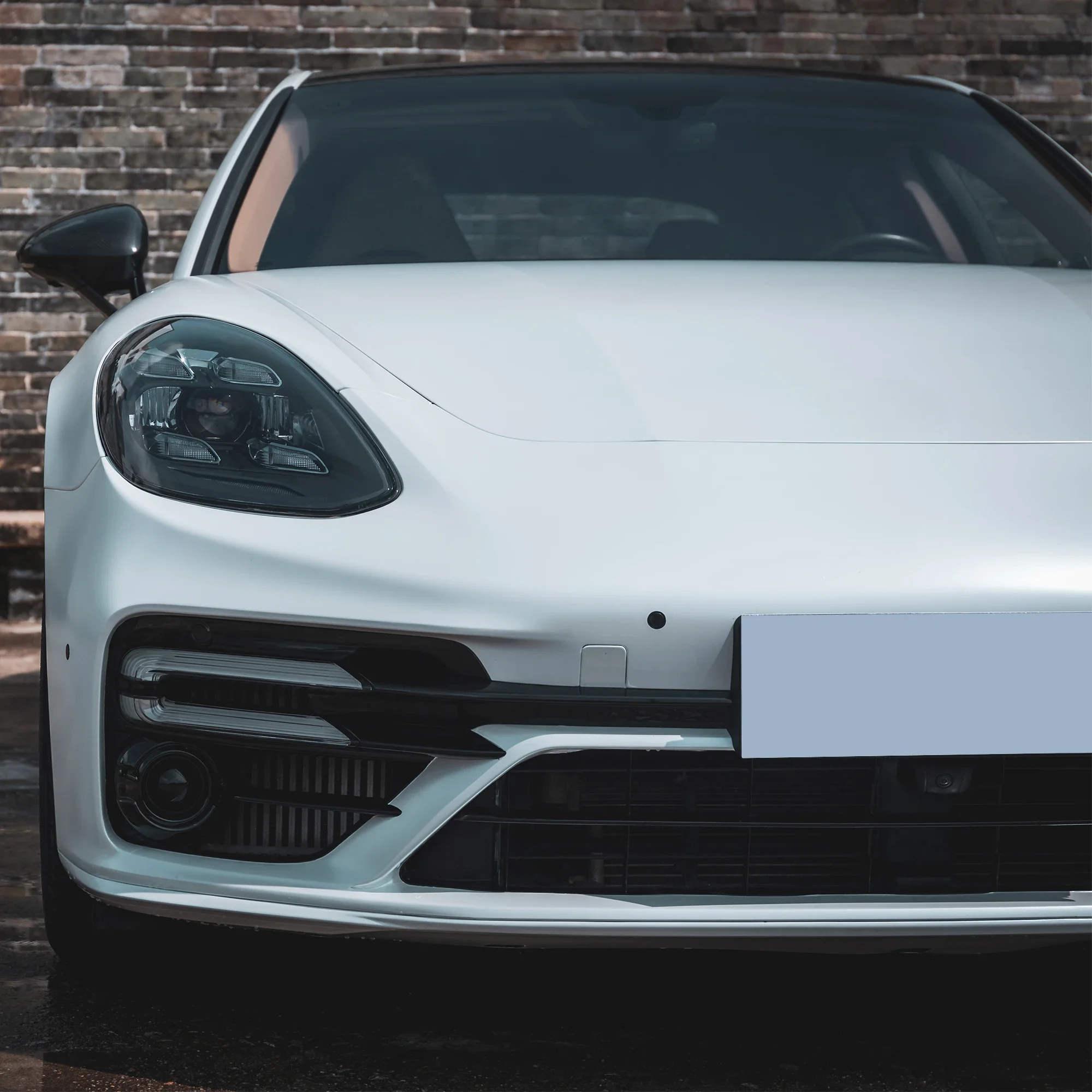 Kit de carroceria de carro de venda quente para Porsche Panamera 2020 muda para Turbo S inclui conjunto de para-choque dianteiro com lâmpadas diurnas