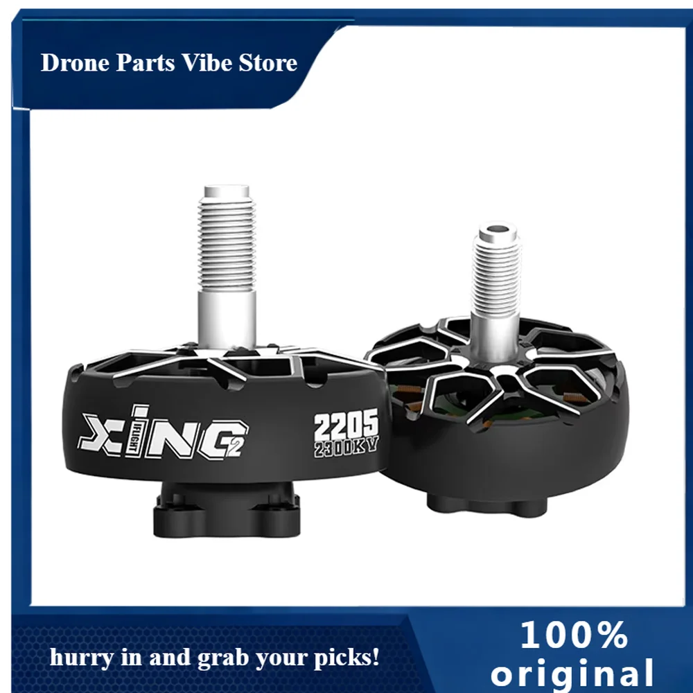 

Fy4PCS iFlight XING2 2205 2300KV/2450KV/3200KV 4-6S FPV Motor Unibell with 5mm shaft for FPV part
