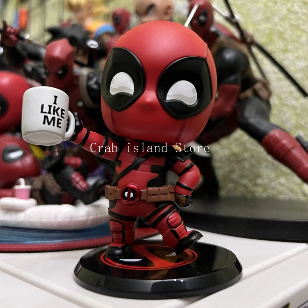 Hot Toys Movie Series Deadpool & Wolverine Anime Mini Figur Collection Doll Home Decorations Fans Gifts