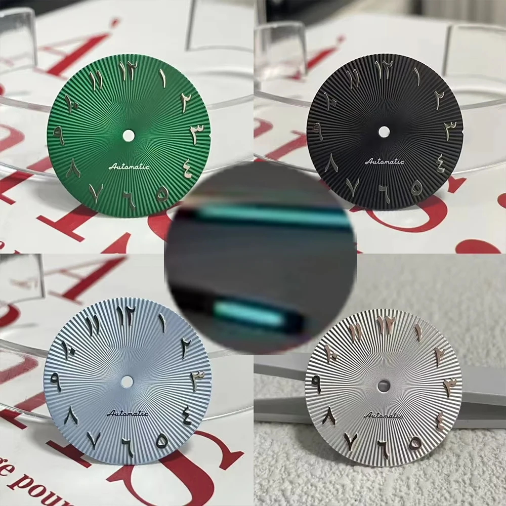 nero-285-mm-verde-numeri-arabi-blu-argento-logo-quadrante-nh35-movimento-automatico-senza-data-luminosa-logo-29-mm-cifre-arabe-dia