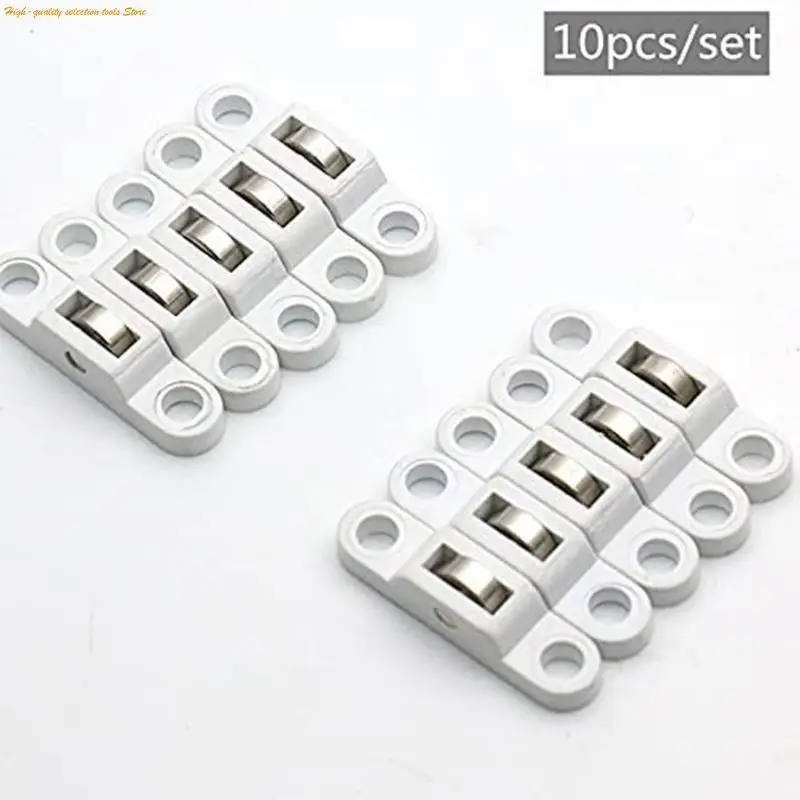 203F Thickened Silent Wardrobe Sliding Door Pulley Partition Sliding Door Closet Sliding Wheel Wardrobe Pulley Double Wheel