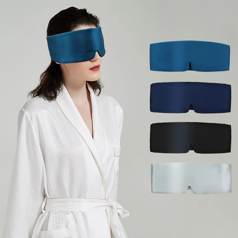 Sleep Mask Eye Mask For Women Man With Adjustable Band For Side Sleeper Blackout Sleep Mask For Travel Rest