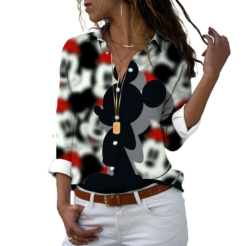 2024 Herfst Dames Shirts Mode Elegante Lange Mouw Knoop Shirts Vrouwen Hawaiiaanse Shirts Casual Strand Shirts Y 2K Tops