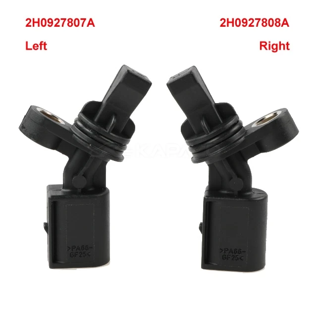 Sensor de velocidade da roda abs, 2 peças, 2h0927807a 2h0927808a traseira esquerda e direita para audi vw volkswagen amarok captador