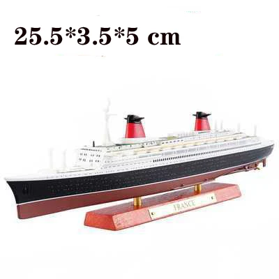 RMS TITANIC LUSITANIA MAURETANIA NORMANDIE, crucero británico de francia, modelo Atlas, juguetes de barco fundido a presión, 1:1250