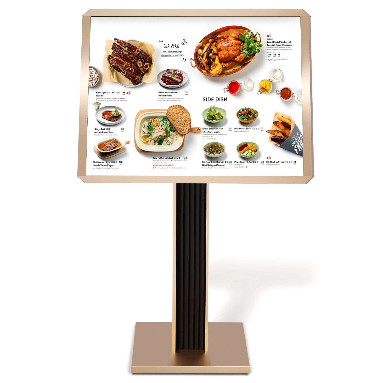 

Pedestal Poster Banner Stand 20x27inch/24x31.5inch Poster Sign Holder with Snap-Open Frame Display for Malls Schools Restaurants