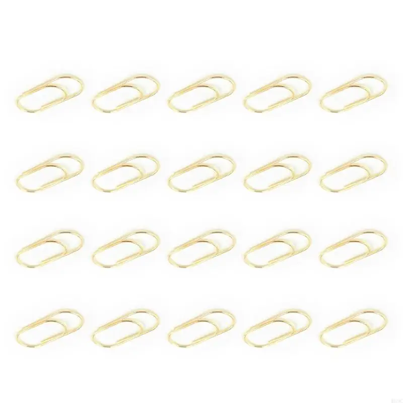 W89c 20pcs duży papierowy zacisk 50 mm klip metalowe zakładki do szkoły biurowej
