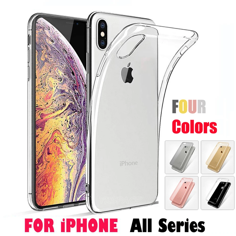 High Quality Rose Gold Soft Silicone TPU Case For iPhone X XS XR 11 12 13 14 15 Pro Max Mini 6 6s 7 8 Plus SE 2020 Phone Cover