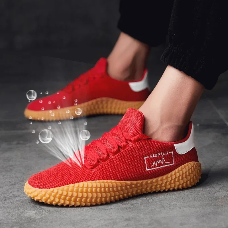 Professional Men Table Tennis Shoes Ping Pong Sneaker Shock Absorption Training Shoes Anti-Slip Ultra Light Indoor Shoes