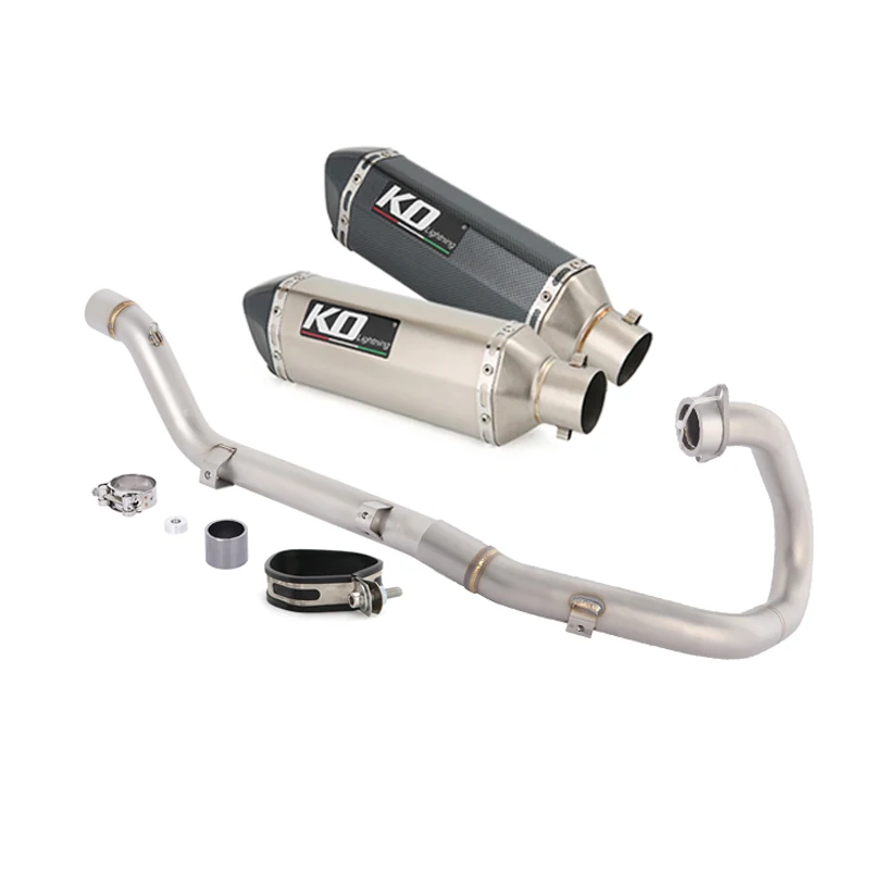 

Для SUZUKI DRZ 400S 400SM 400E 2000-2024 выхлопная система мотоцикла, соединительная труба, глушитель, нержавеющая сталь, Escape Tip