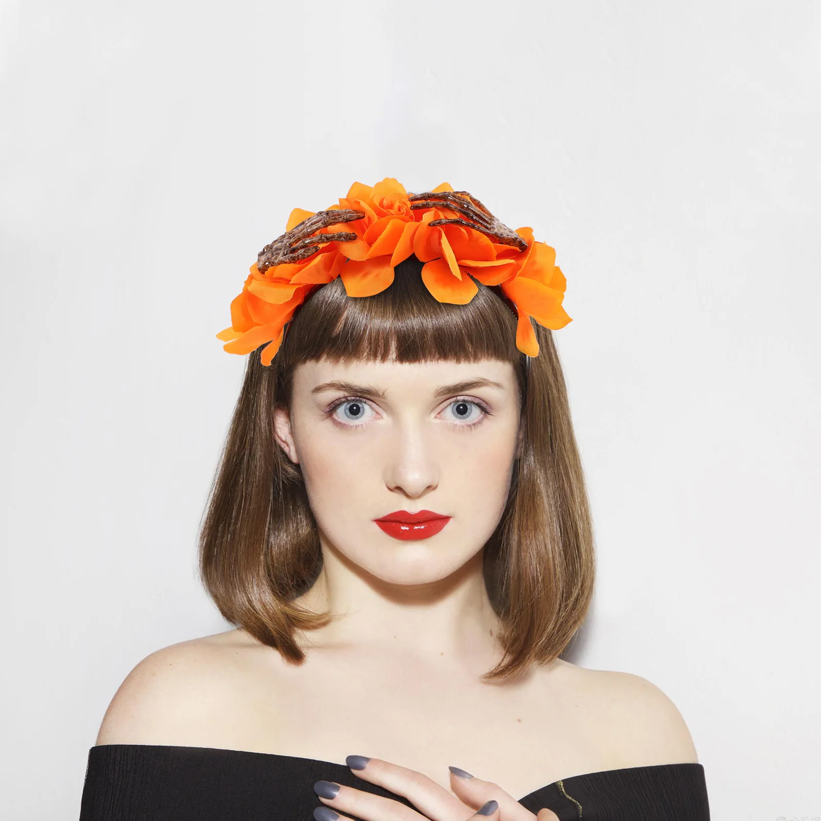 

Ghost Claw Hairband Unique Headband Cosplay Props Flowers Party Accessory Decor Plastic Hoops