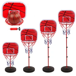 Basketball Hoop 63-150CM Toddler Adjustable Stand Rack Toys For Kids Baby Outdoor Indoor Ball Sport Basket Holder Hoop Game