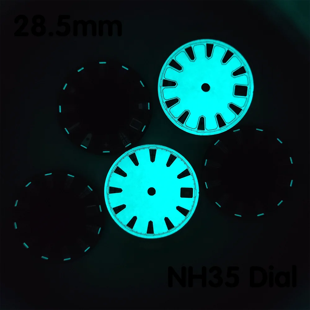 NH35 다이얼 28.5mm 다이얼 국기 다이얼 NH35/NH36 무브먼트 시계 부품 교체 부품 맞춤형 로고 지원