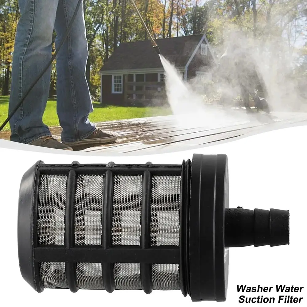 1Pcs Plastic Strainer Suction Hose Filter Water Pump Pressure Washer Hose Strainer Filter Filtering Net Garden Tools Accessories