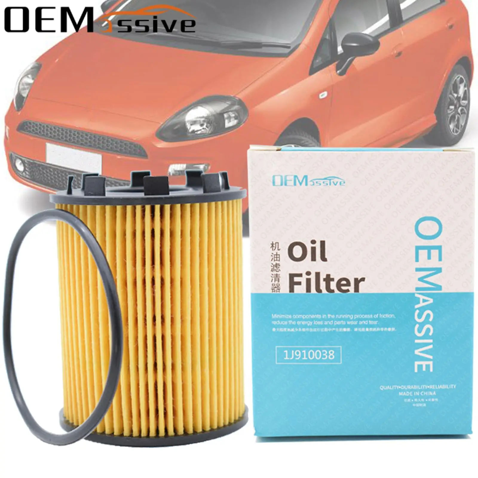 Oil Filter For Fiat Linea 2008 2009 2010 2011 2012 2013 2014 2015 2016 2017 2018 Bravo 2007-14 Doblo Punto 2012-18 1.4 1368cc