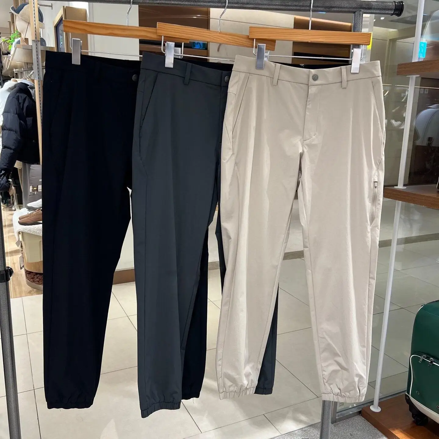Mens Golf Long Jogger Pants Autumn Versatile Casual Sports Bottoms Outdoor Trousers