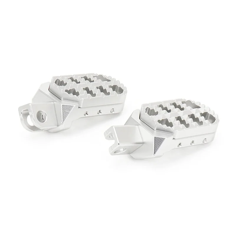 

Motorcycle Foot Pegs Footrest Expandable Teeth Pedal Kit For CF MOTO CFMOTO 800 MT 800MT 800Mt 800 Mt(Black+Silver) Replacement