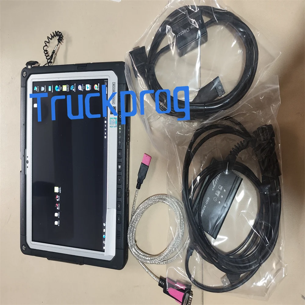 

cf33 tablet Forklift Linde Canbox Doctor Diagnostic Scanner Pathfinder Software LINDE LSG Linde Forklift Truck Diagnostic Tool