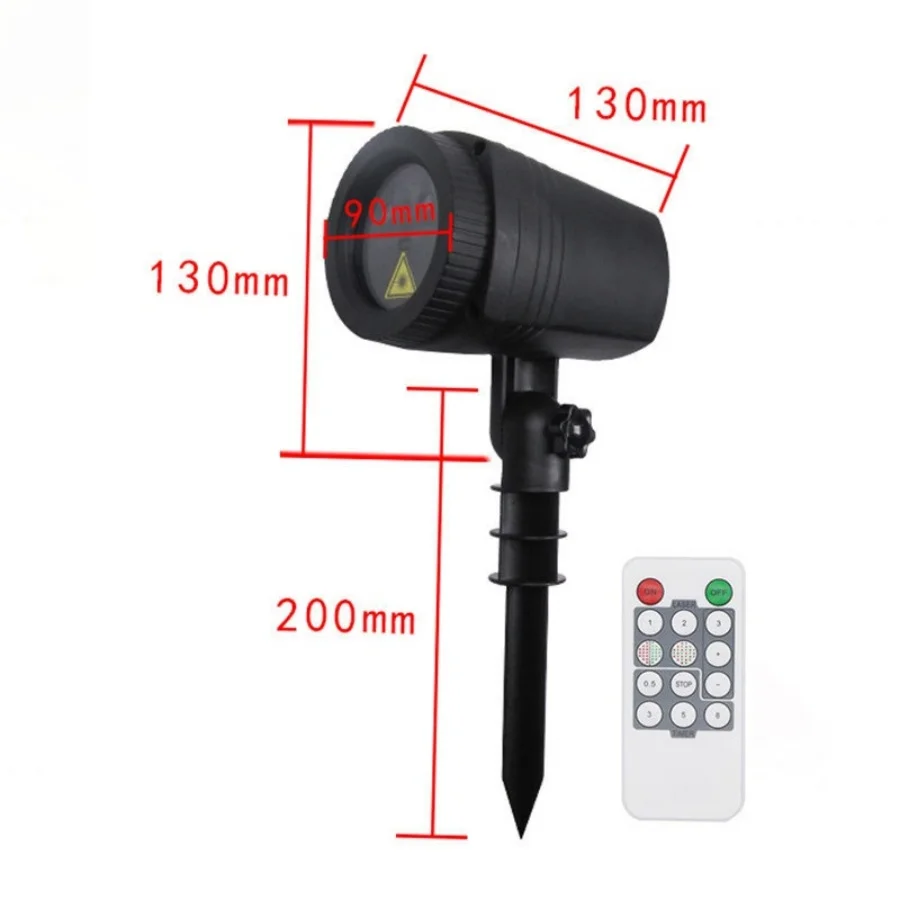 2026 New Christmas Laser Projector Lights Outdoor 12 Patterns LED Stage Lights Red Green Star Show Landscape Party Spotlights