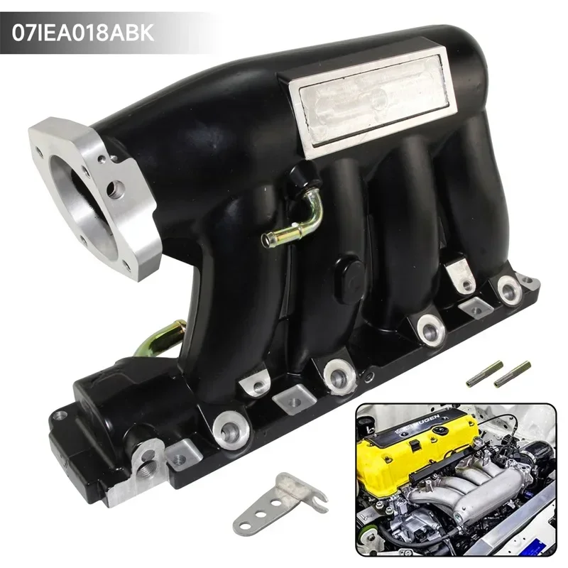 

70MM Intake Manifold Fit For Acura TSX K20Z3 2004-2008 Honda Civic 2006-2011 K-series K24A2 Engine Racing Aluminum Black/Silver
