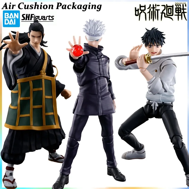 

Bandai Genuine S.H.F Series Jujutsu Kaisen 0: The Movie‌ Gojo Satoru Geto Suguru Fighting Magician Action Figures Model Toys