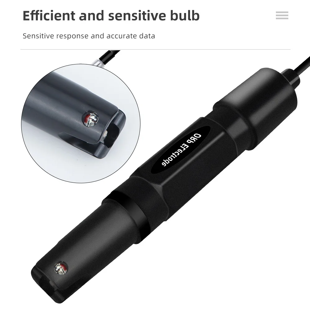 ORP -201H Dissolved Oxygen Sensor Electrode Air Type Probe 0–20mg/L Replaceable Membrane for Water Quality Analyzer