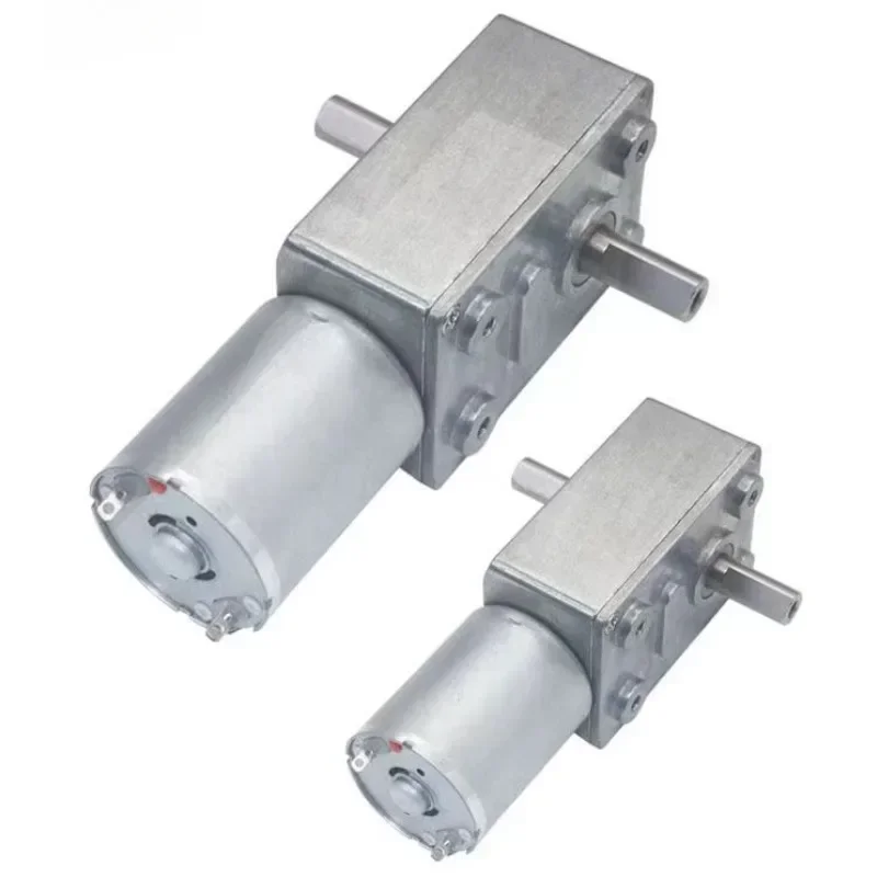 ZGY370 Worm Gear Motor JGY370 4632 DC 6V 12V 24V High Torque Worm Reversible Turbo Metal Geared Gear-box Reducer