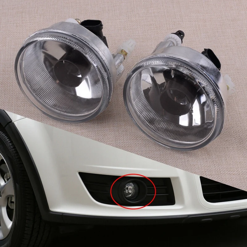 Car Clear Lens Pair Bumper Fog Light Lamp For Suzuki SX4 2007-2011 Aerio 2002-2004