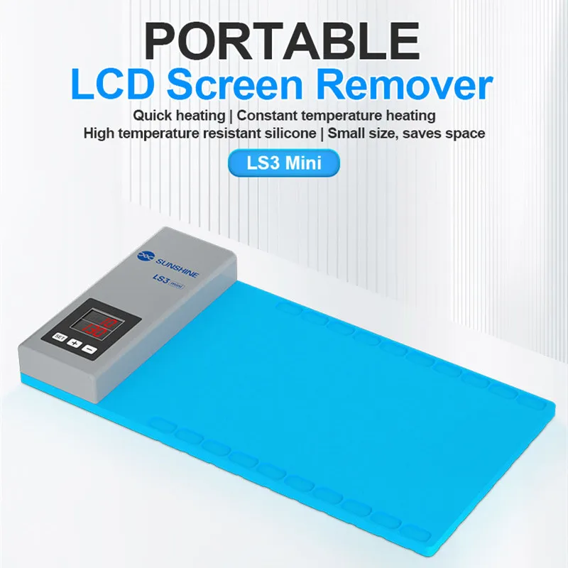 SUNSHINE LS3 Mini Portable LCD Screen Remover for Mobile Phones and Tablet Below 10.5 inch with Intelligent Temperature Control