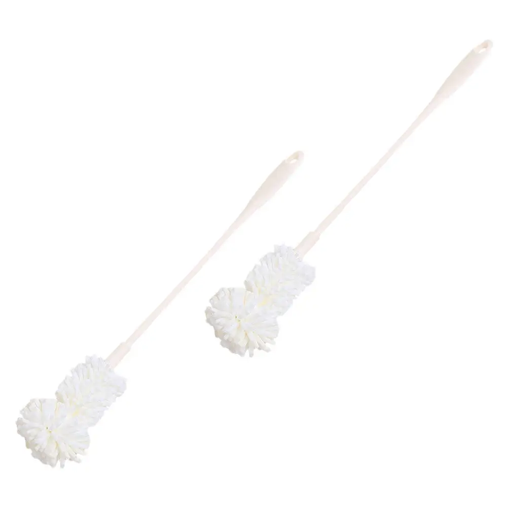 2Pcs Baby Milk Bottle Brush Long Handle Sponge Cleaning Brush for Cups Teapots Insulation Pots Bottle Cleaner Home Washing Tool