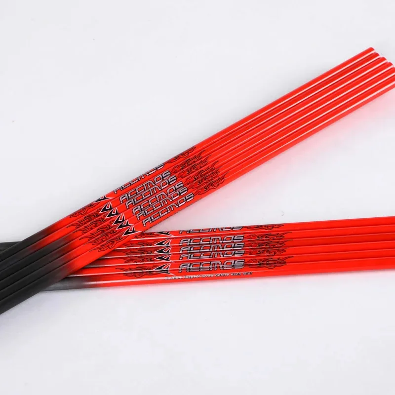 12pcs DIY ID 4.2/6.2mm Pure Carbon Arrow Shaft Spine 400/500/ 600/700/800/900/1000