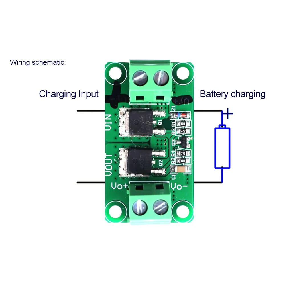 4A/8A Ideal Diode Modul Batterie Lade Ladegerät Anti Polar Power Protection Board Modul Common Ground – Detail 7