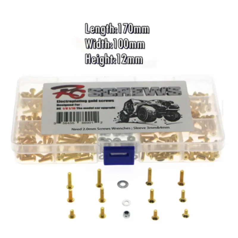 

Upgrade Universal Screw Box Set For 1/10 1/8 HSP Axial TRAXXAS, Etc.