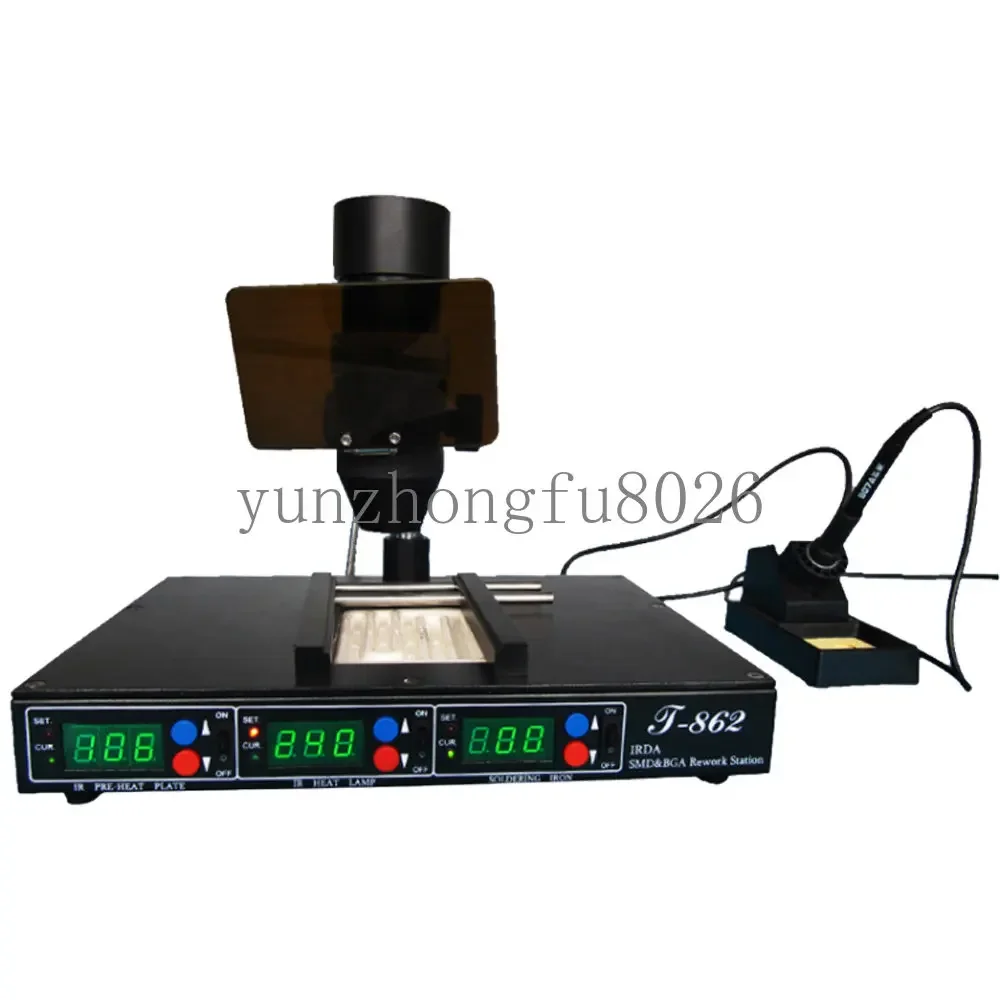 

T-862 IRDA SMD BGA IR Rework Station IRDA Soldering Welder Infrared SMT Welder Repair Machine Soldering Station