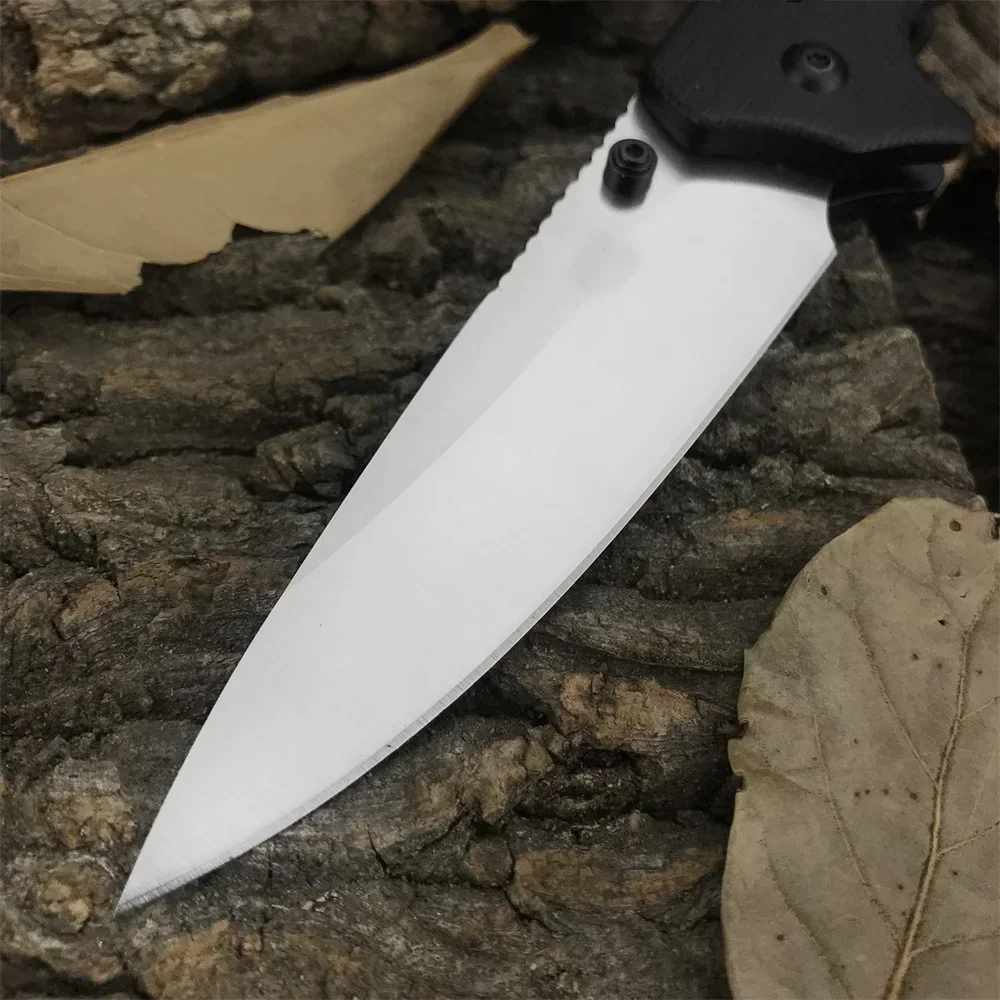 Outdoor Portable BM Rukus 615 Folding Knife S30V Plain Blade G10 Handles Camping Hunting Tactical Knives Survival EDC Tools