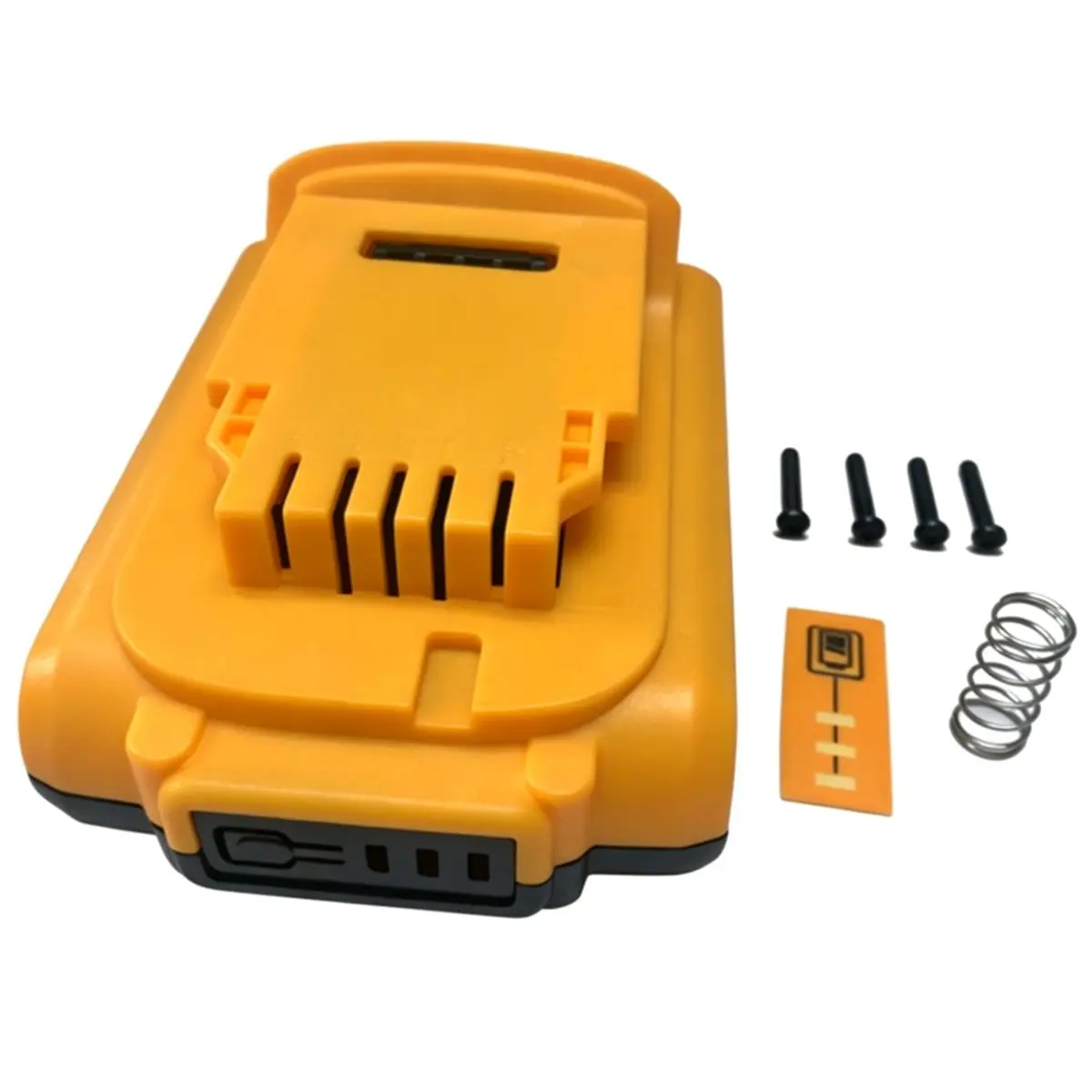 5-Cell Battery Case Kit 18650 Lithium Battery Housing Shell with Protection Board Compatible for 20V Power Tool