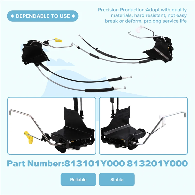 

Car Door Lock Latch Actuator 813201Y000 Lock Latch Actuator For Hyundai Kia 813101Y000-ABQF