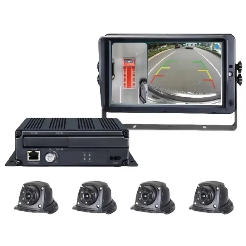 2026/STONKAM 360 Surround Bird View Vehicle Camera System 1080P Wi-Fi/GPS tracking for Recording