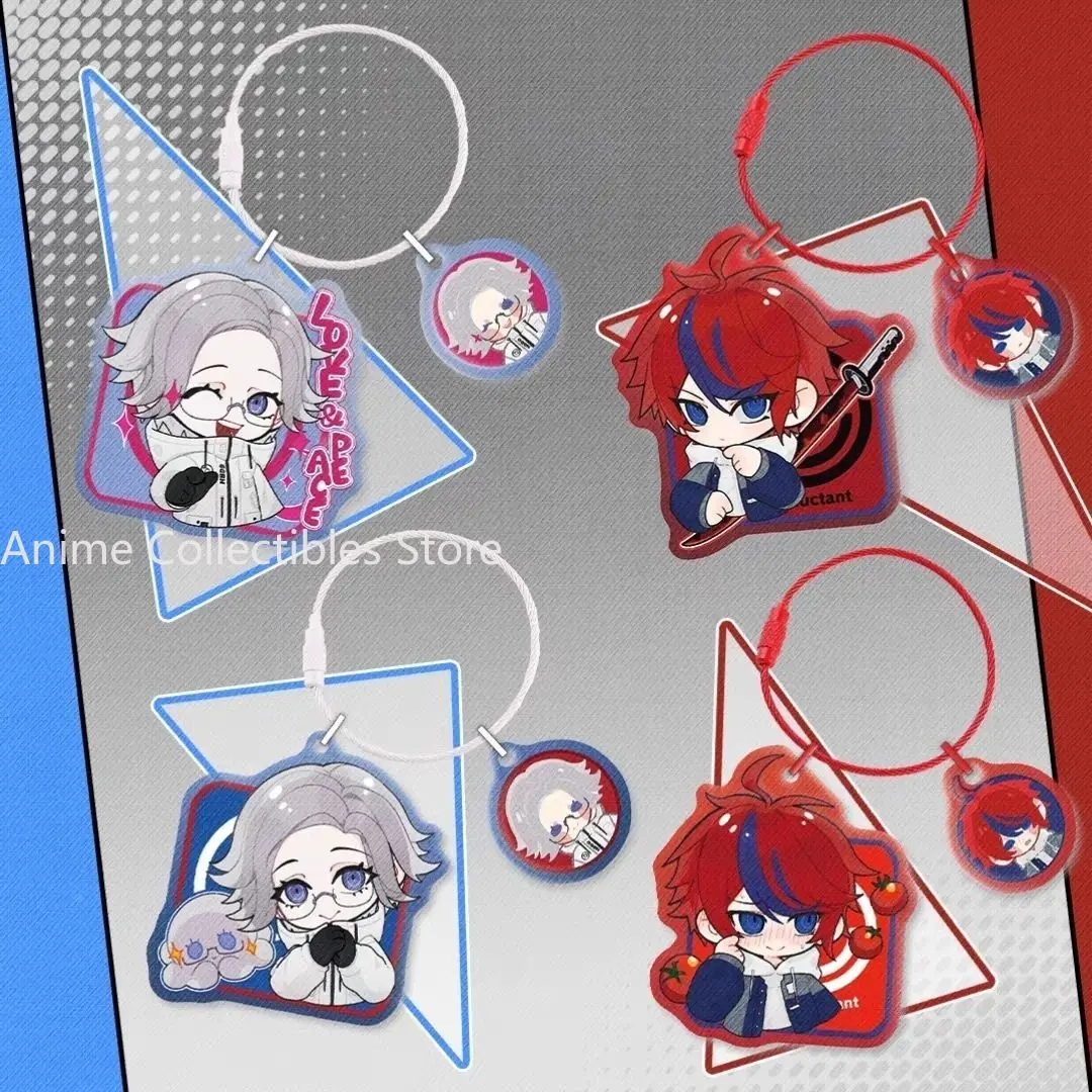 

The Hundred Line -Last Defense Academy Aotsuki Eito Cartoon Keychain Acrylic Chain Anime Figure Acrylic Keyring Pendant Gift