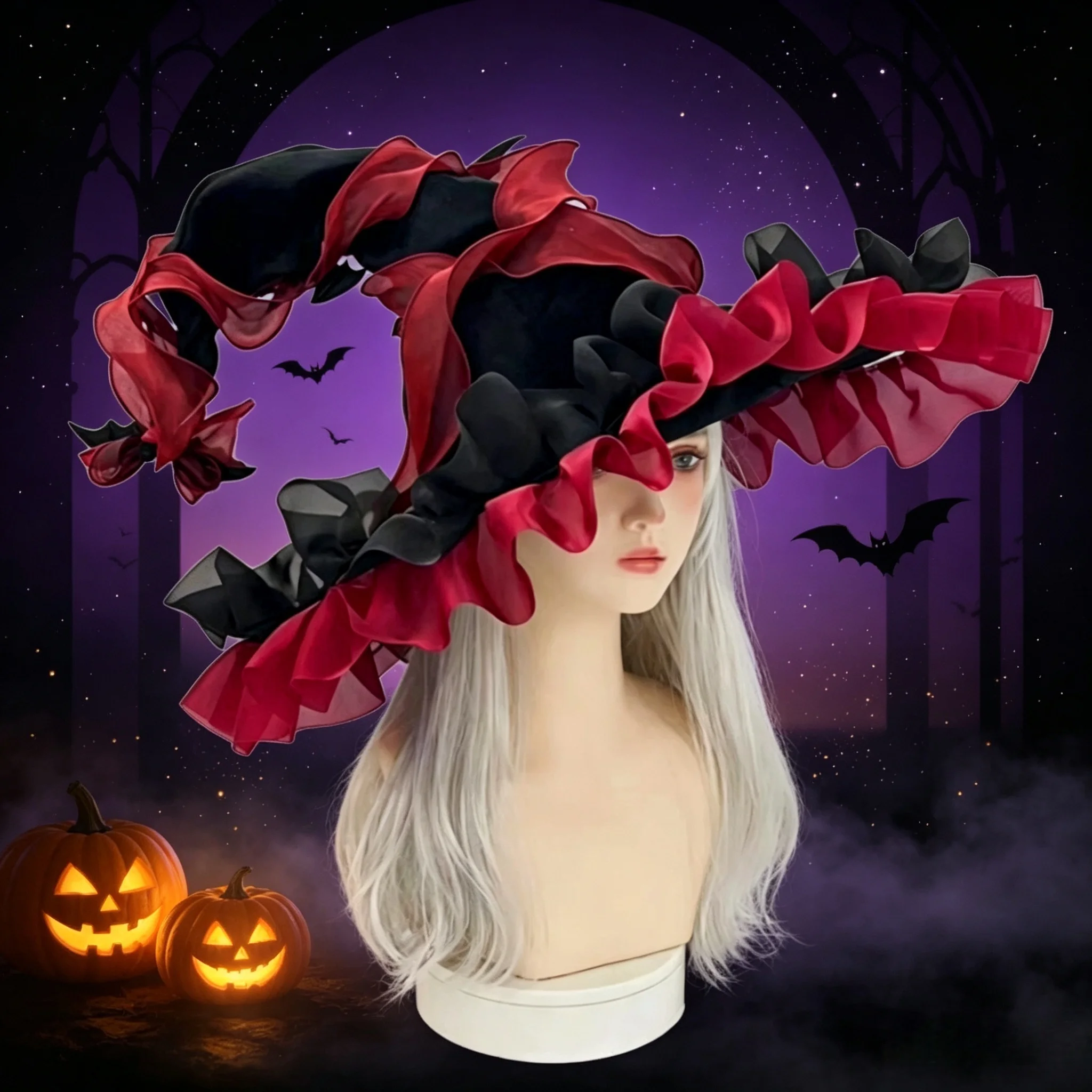 Serre-Tête Chapeau de Sorcière – photo 2