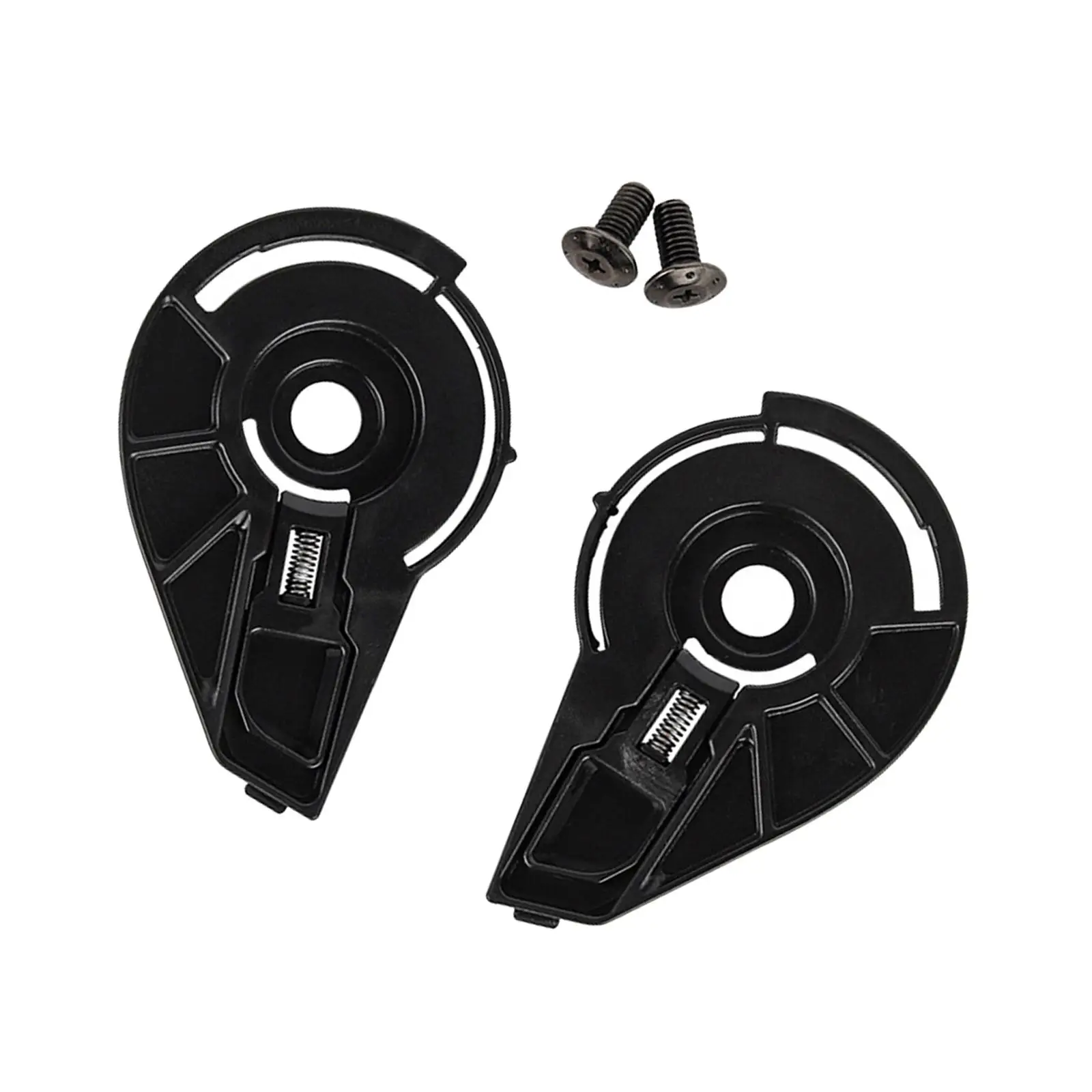 2 Pieces Motorcycle Helmet Lens Base Helmet Panel Mount for Soman 965 Assembly