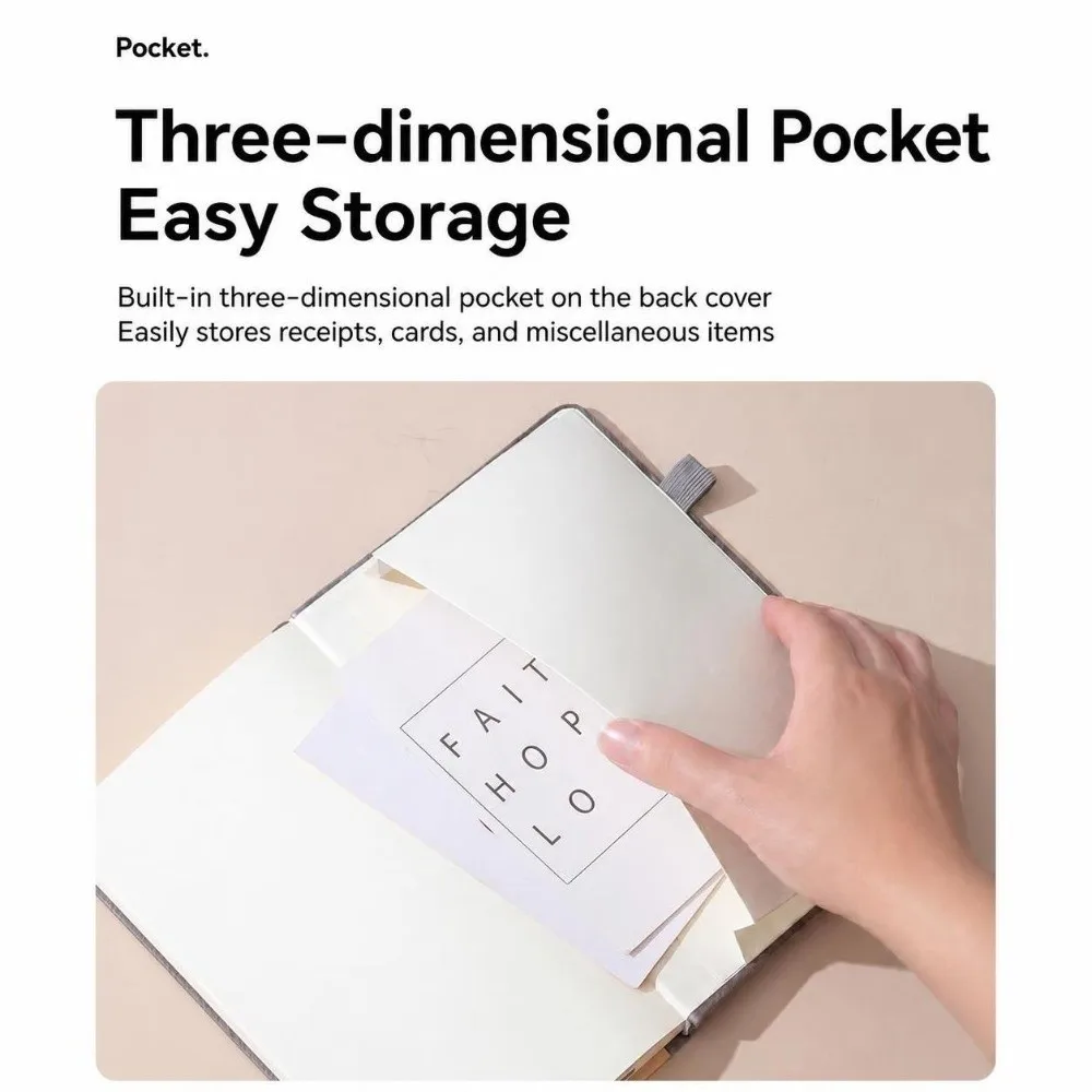 Eco-friendly Dupont Paper Hardcover Notebook a5/A6 Waterproof Lined Notebook Diary Planner Students