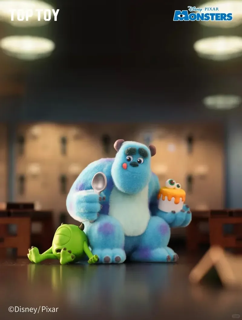 Authentic Disney Pixar Monsters Inc. Working Diary Series Surprise Blind Box Big Eye Monster Desktop Ornament Gift For Girls