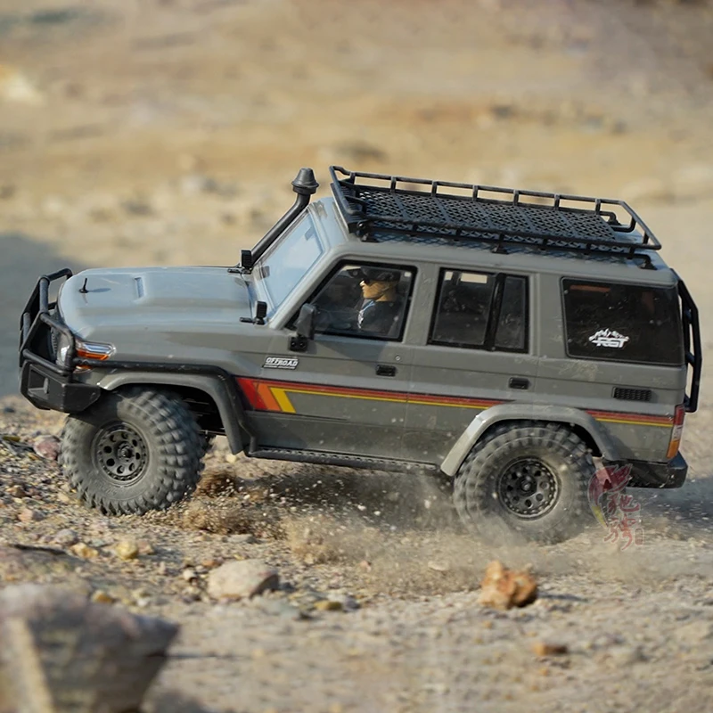 Rgt novo ex86190 1/10 4wd simulação elétrica modelo de carro de escalada rc veículo de controle remoto lc76 veículo off-road menino brinquedo presentes